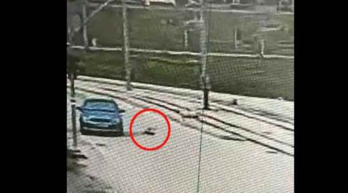 Eskişehir'deki vicdansız sürücü kamerada!