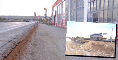 Eskişehir'deki yol çalışması esnafı görünmez yaptı!