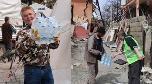 Eskişehir’den afet bölgesine su desteği