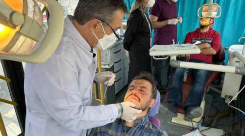 Eskişehir’den deprem bölgesine diş sağlığı hizmeti  