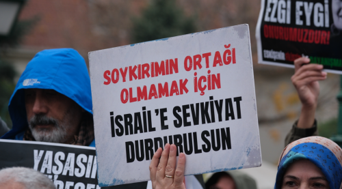 Eskişehir’den Gazze için ses yükseldi: "İsrail’e sevkiyat devam ediyor!"