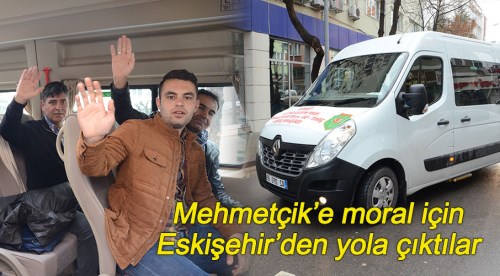 Eskişehir'den Hassa'ya gidiyorlar