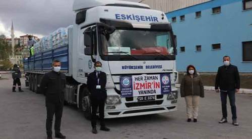 Eskişehir'den İzmir'e bir tır dolusu daha...
