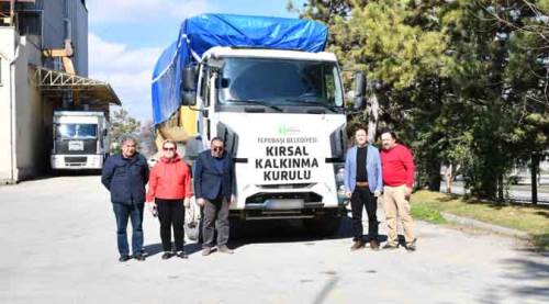 Eskişehir deprem bölgesindeki üreticileri unutmuyor