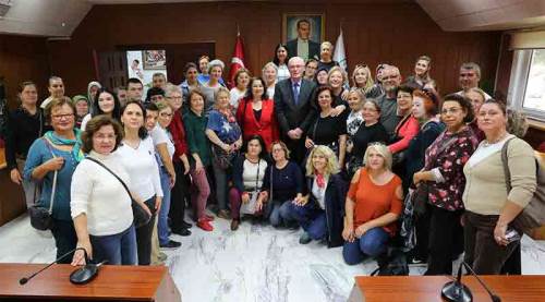 Eskişehir'e gelip Kazım Kurt'u ziyaret ettiler