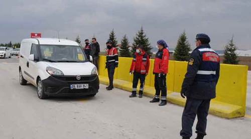 Eskişehir'e girişte sıkı denetim sürüyor