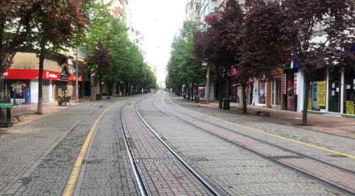 Eskişehir'e sessizlik hakim