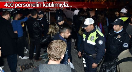 Eskişehir emniyeti gece gündüz iş başında