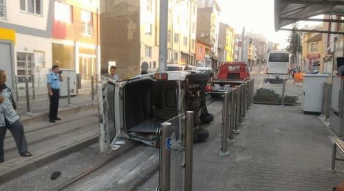 Eskişehir faciadan kıl payı kurtuldu