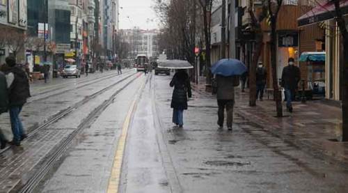 Eskişehir güne bu manzarayla uyandı!