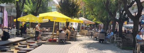 Eskişehir Hamamyolu'nda hafta sonu yoğunluğu