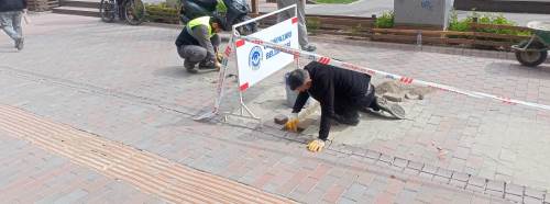 Eskişehir Hamamyolu’nda yenileme çalışmaları sürüyor