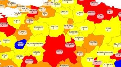 Eskişehir hangi risk grubunda? İşte o harita...