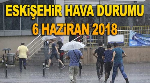 Eskişehir Hava Durumu (6.6.2018)