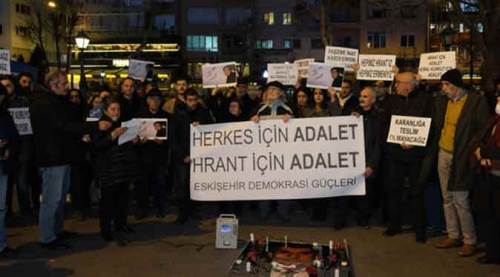 Eskişehir Hrant Dink'i unutmadı