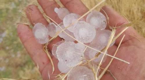 Eskişehir'i dolu vurdu ama yüzler gülüyor!