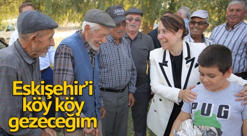 Eskişehir'i köy köy gezeceğim