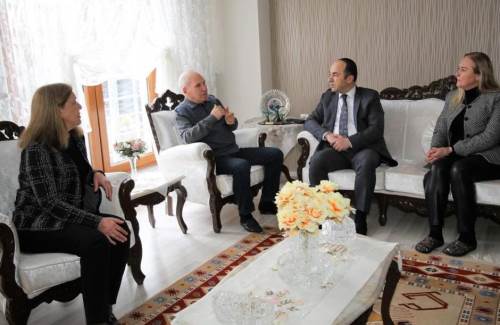 Eskişehir İl Emniyet Müdürü'nden şehit Pilot Emniyet Amiri Hakan Kaya’nın ailesine ziyaret