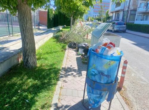 Eskişehir'in bu noktasında çöpler "taştı!"