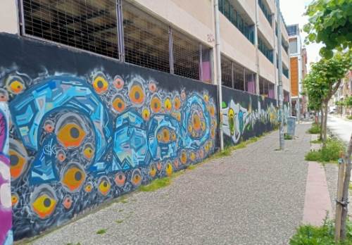 Eskişehir’in bu sokağı açık hava galerisi gibi!