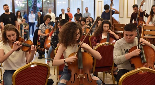 Eskişehir'in çocuk senfonisi Tiran'da