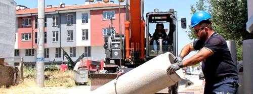 Eskişehir'in en büyük mahallesine yeni kanalizasyon hattı