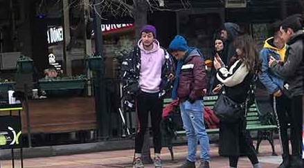 Eskişehir’in göbeğinde ilginç görüntü!