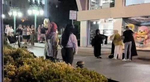 Eskişehir'in göbeğinde kadınlar birbirine girdi
