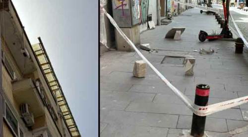 Eskişehir'in göbeğinde kafalarına taş yağdı!