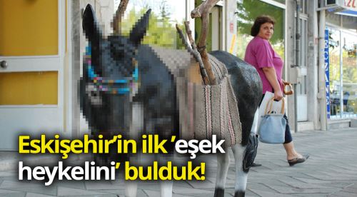 Eskişehir'in ilk eşek heykelini bulduk!