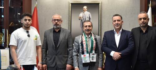 Eskişehir'in kardeş şehri Salfeet’ten hayırlı olsun ziyareti