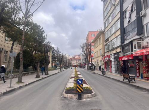 Eskişehir'in o caddesi yepyeni bir görünüme kavuştu!