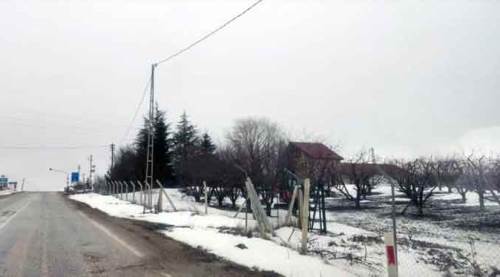 Eskişehir'in o ilçesi kar altında