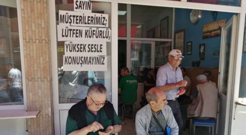 Eskişehir'in o kahvesinde küfür yasak