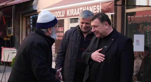 Eskişehir'in Odunpazarı adayı esnafla buluştu