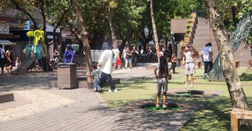 Eskişehir'in sıcakları çocukları durdurmadı