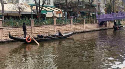 Eskişehir'in soğuğu keyiflerine engel olmadı