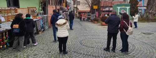 Eskişehir’in soğuğu turisti durdurmadı: Adım atacak yer kalmadı!