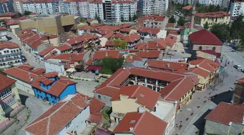 Eskişehir'in tarihi bölgesinde tarihe geçecek görüntüler