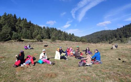 Eskişehir'in yanı başındaki cennet: İstanbul'dan gelip yürüyüş yaptılar