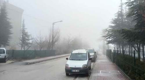 Eskişehir’in yüksek kesimlerinde göz gözü görmedi!