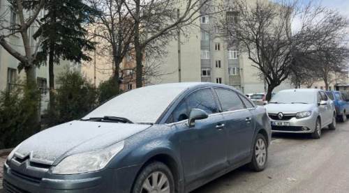 Eskişehir’in yüksek kesimlerine kar sürprizi!