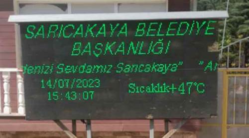 Eskişehir kavruluyor: Termometreyi gören şaşkına döndü!