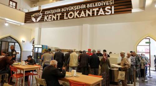 Eskişehir Kent Lokantası'nda dikkat çeken detay