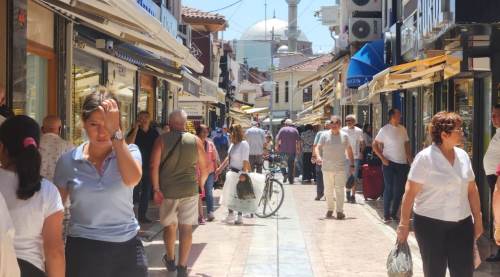 Eskişehir kuyumcular çarşısında kalabalık