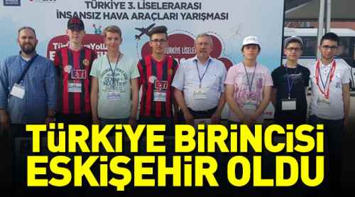 Eskişehir'li gençler Türkiye birincisi oldu