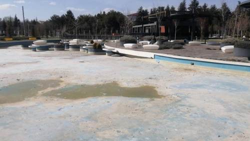 Eskişehir Millet Bahçesi’ndeki havuzlar susuz kaldı