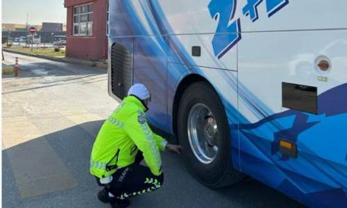 Eskişehir otobüs denetimleri yapıyor: Cezalar kesildi
