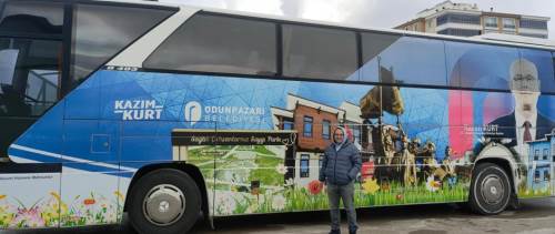 Eskişehir otobüsü ilgi gördü