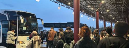 Eskişehir otogarı dolup taştı...